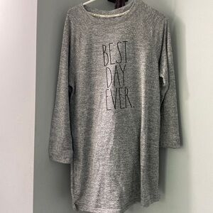 Rae Dunn oversized shirt size med/large 🍍S-2